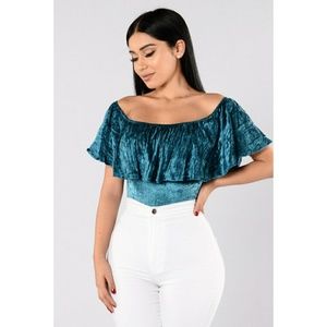 Fashion Nova Mine And Yours Bodysuit · Teal
